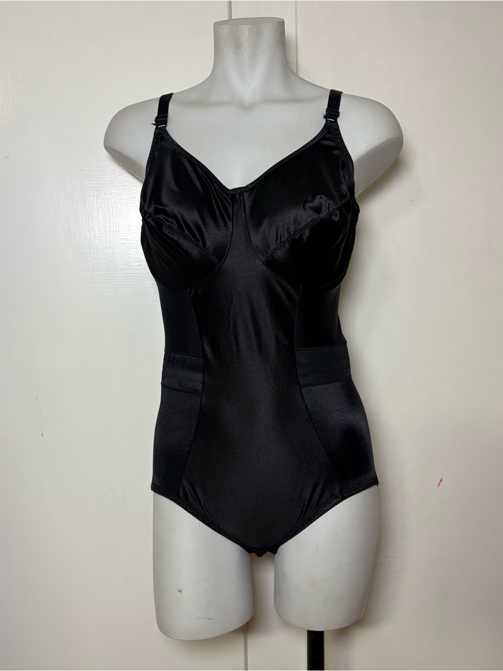 Vintage 90s Black Shape wear Bodysuit